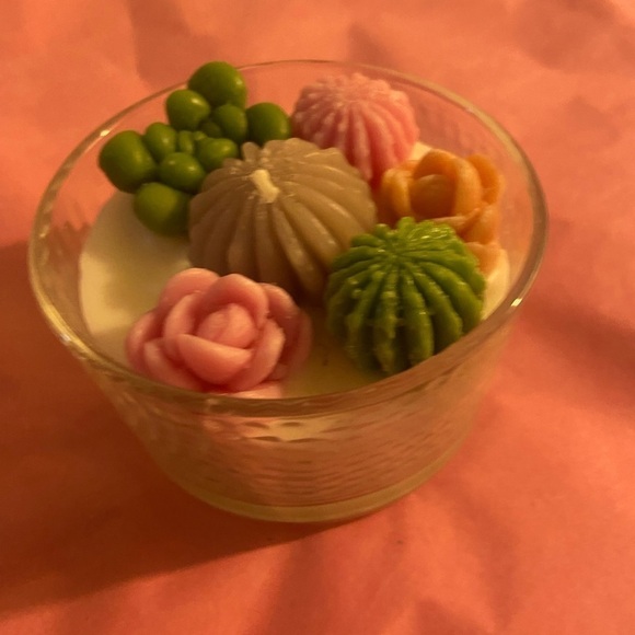 Succulent candle so cute $17 - Picture 5 of 5